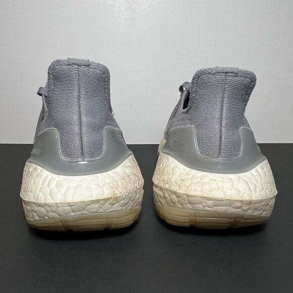 Womens ADIDAS UltraBoost 21 Gray Running Shoes / Size 8 - Picture 4 of 9